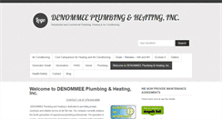 Desktop Screenshot of denommeeplumbing.com